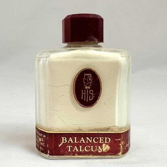 Vintage Full HIS Balanced Talcum The House for Men Inc 1 1/2 Ounces USA - Picture 1 of 4